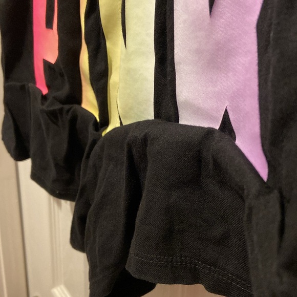 Victoria’s Secret PINK Black Rainbow Lettering Boxer Sleep Shorts - Picture 4 of 15